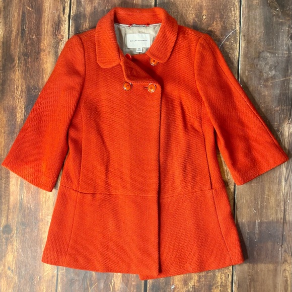 Banana Republic Jackets & Blazers - Banana Republic Burnt orange Jacket. Wool/Cotton Blend. XS